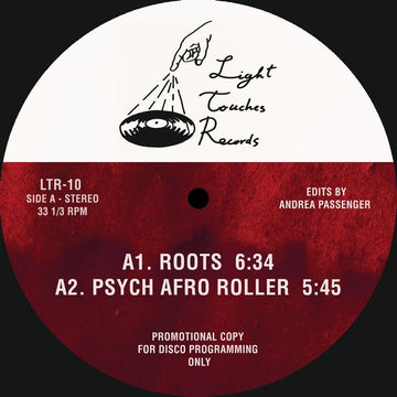 Unknown Artists - Light Touches 10 (Andrea Passenger Edits) Vinyl Vinly Record