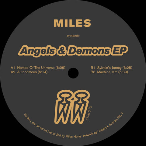 Miles - Angels & Demons - Artists Miles Genre Tech House Release Date 30 Jun 2023 Cat No. SKKB015 Format 12" Vinyl - Sakskøbing - Sakskøbing - Sakskøbing - Sakskøbing - Vinyl Record