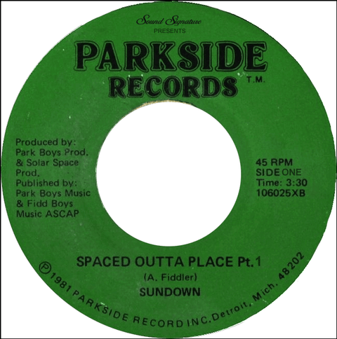 Sundown - Spaced Outta Place - Artists Sundown Genre Disco, Soul Release Date 18 March 2022 Cat No. SS0PK Format 7" Vinyl - Sound Signature - Sound Signature - Sound Signature - Sound Signature - Vinyl Record