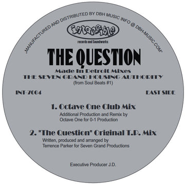 The Seven Grand Housing Authority - The Question - Made In Detroit Remixes Vinly Record