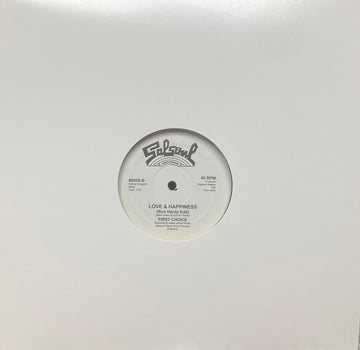 First Choice - Love & Happiness (Ron Hardy Edit) Vinly Record