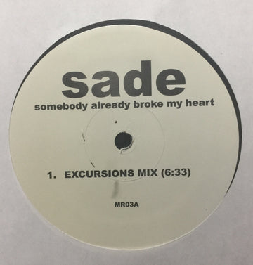 Sade - Somebody Already Broke My Heart / Hang On To Your Love (Mixes) Vinly Record