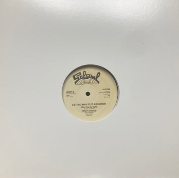 First Choice - Let No Man Put Asunder (Ron Hardy Edit) Vinly Record