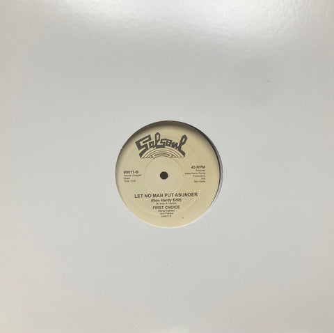 First Choice - Let No Man Put Asunder (Ron Hardy Edit) - Vinyl Record