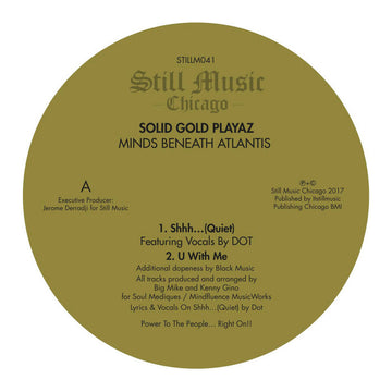 Solid Gold Playaz - Minds Beneath Atlantis Vinly Record