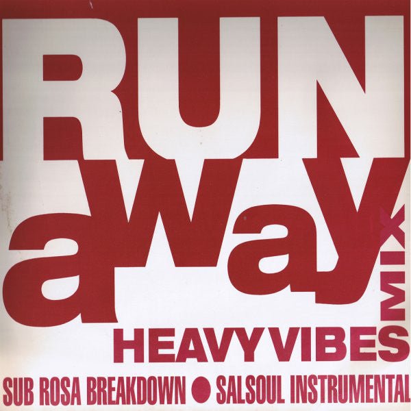Urban High Featuring Dee Dee Wilde - Run Away (Remix) Vinyl