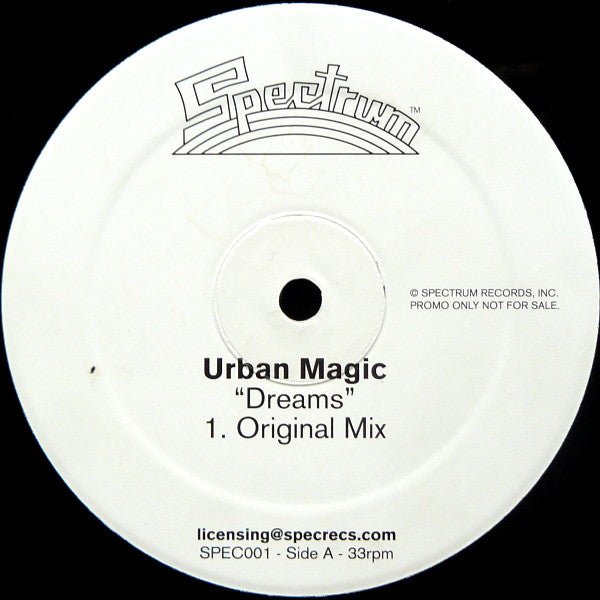 Urban Magic - Dreams Vinyl