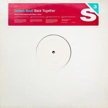 Urban Soul - Back Together Vinyl Vinly Record