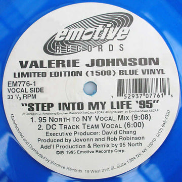 Valerie Johnson - Step Into My Life '95 Vinyl Vinly Record