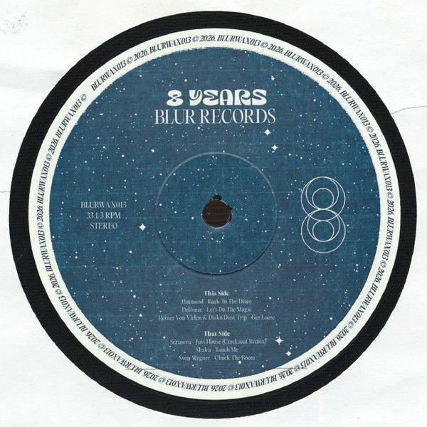 Various Artists - 8 Years Of Blur Records Vol. 1 Vinyl