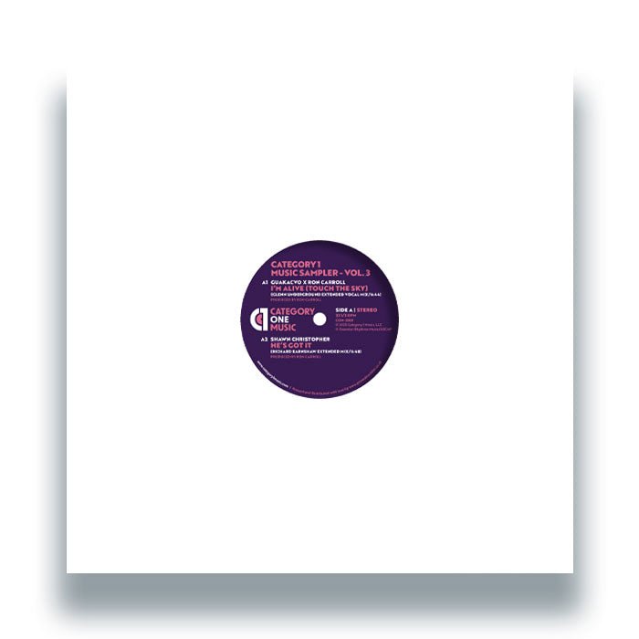 Various - Category 1 Music Sampler - Vol. 3 Vinyl