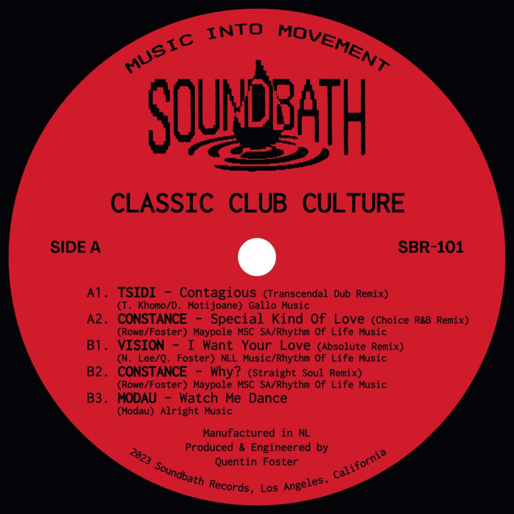 Various - Classic Club Culture EP Vinyl
