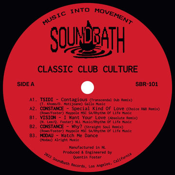 Various - Classic Club Culture EP Vinyl Vinly Record