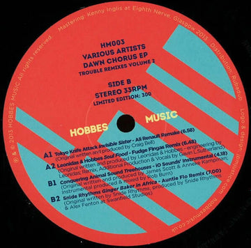 Various - Dawn Chorus EP (Trouble Remixes Volume II) Vinyl Vinly Record
