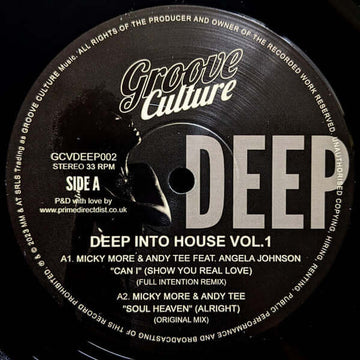 Various - Deep Into House Vol 1 Vinyl Vinly Record