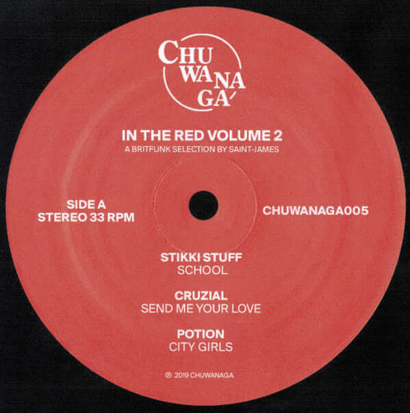 ヴァリアス - In The Red Volume 2 (セント・ジェームスによるブリットファンク・セレクション)