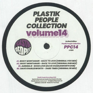 Various - Plastik People Collections Vol 14 Vinyl Vinly Record