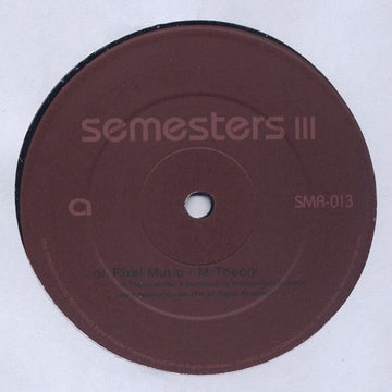 Various - Semesters III Vinyl Vinly Record
