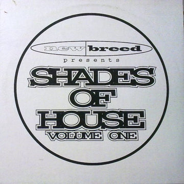 Various - Shades Of House Volume One Vinyl Vinly Record