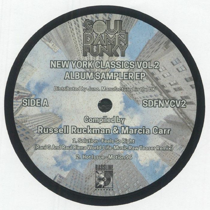 Various - Soul Damn Funky Presents New York Classics Vol 2 Album Sampler Vinyl