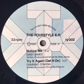 Various - The Fourstyle E.P. Vinyl Vinly Record