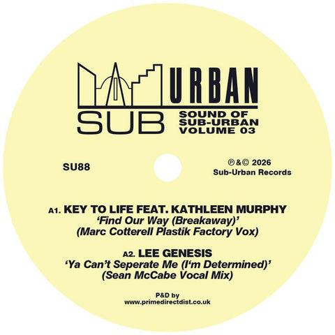 Various - The Sound Of Sub - Urban Volume 3 Vinyl - Vinyl Record