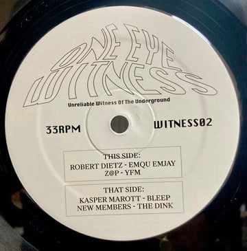 Various - WITNESS02 Vinyl Vinly Record