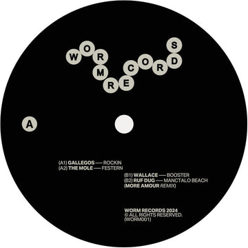 Various - WORM Records 001 Vinyl Vinly Record