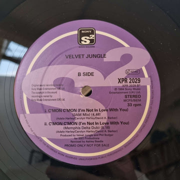 Velvet Jungle - C'mon C'mon (I'm Not In Love With You) Vinyl Vinly Record