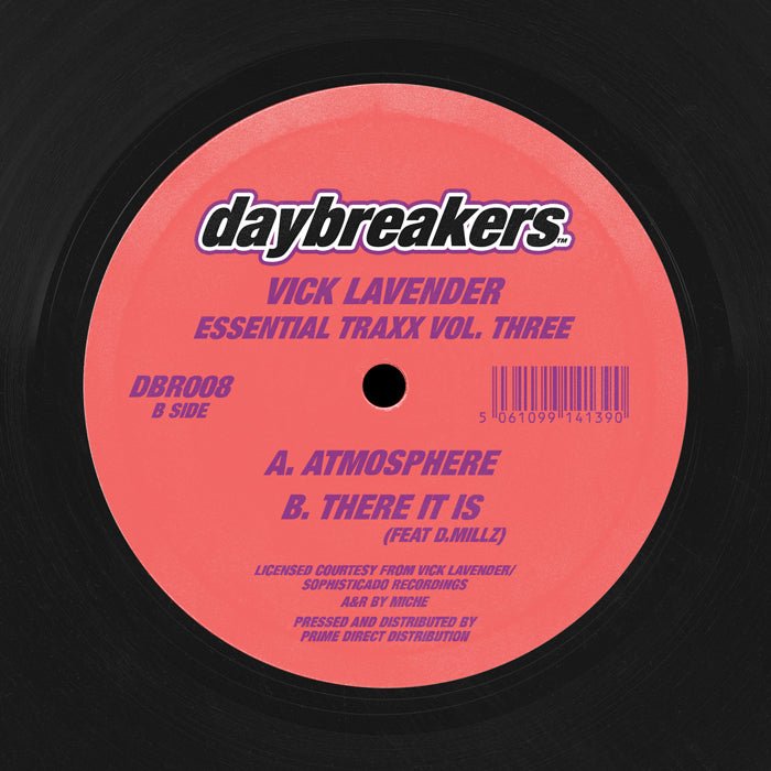 Vick Lavender - Essential Traxx Vol. 3 Vinyl