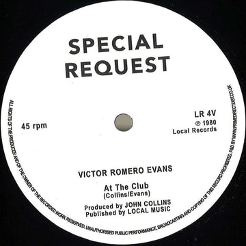Victor Romero Evans / The Detonators - At The Club / Lift Off Vinyl Vinly Record