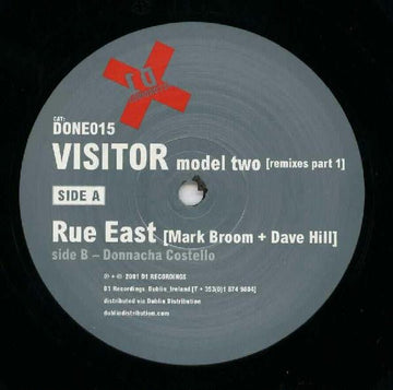 Visitor - Model Two Remixes Part 1 Vinyl Vinly Record