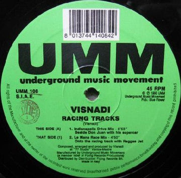 Visnadi - Racing Tracks Vinyl Vinly Record