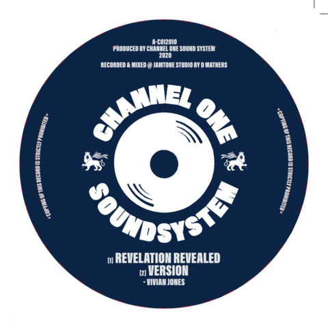 Vivian Jones & Channel One - Revelation Revealed EP Vinyl - Vinyl Record