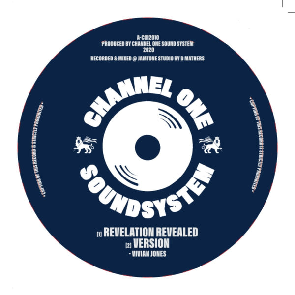 Vivian Jones & Channel One - Revelation Revealed EP Vinyl