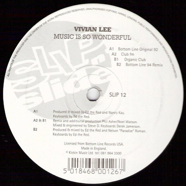 Vivian Lee - Music Is So Wonderful Vinyl