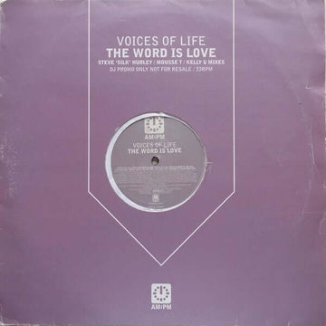 Voices Of Life - The Word Is Love Vinyl Vinly Record