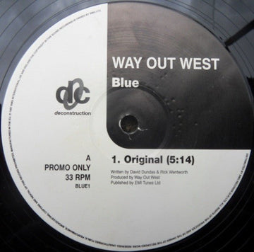 Way Out West - Blue Vinyl Vinly Record