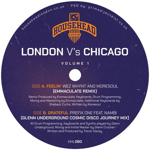 Wez Whynt & Moresoul / Prefix One feat. Nambi - London vs Chicago, Vol. 1 Vinyl - Vinyl Record