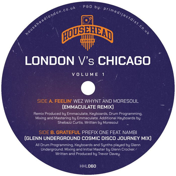 Wez Whynt & Moresoul / Prefix One feat. Nambi - London vs Chicago, Vol. 1 Vinyl