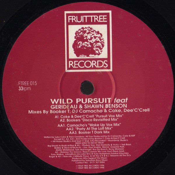 Wild Pursuit Feat Gerideau & Shawn Benson - So In Love Vinyl