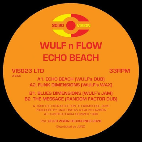 Wulf N Flow - Echo Beach Vinyl - Vinyl Record