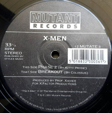 X - Men - Breakout Vinyl Vinly Record