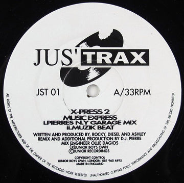 X - Press 2 - Music Express Vinyl Vinly Record