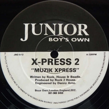 X - Press 2 - Muzik Xpress Vinyl Vinly Record