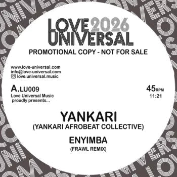 Yankari Afrobeat Collective - Enyimba (Frawl Remix) Vinyl - Vinyl Record