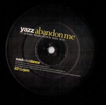 Yazz - Abandon Me Vinyl Vinly Record