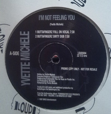 Yvette Michele - I'm Not Feeling You Vinyl Vinly Record