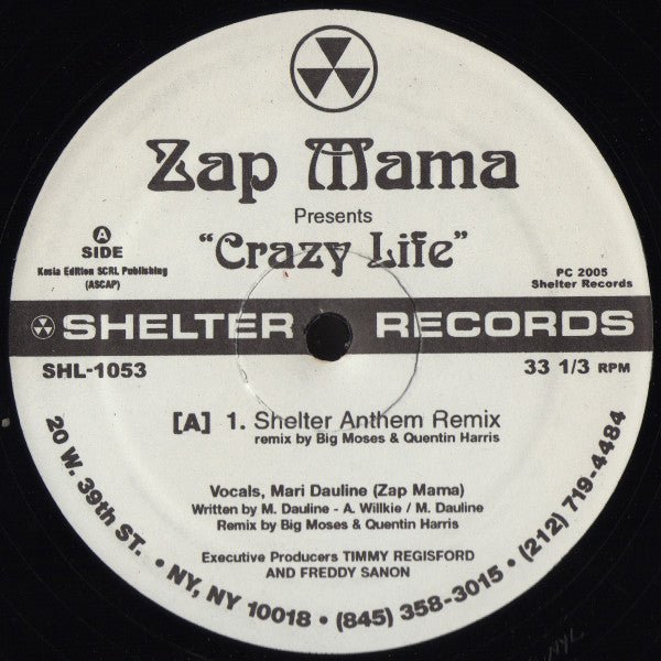 Zap Mama - Crazy Life Vinyl