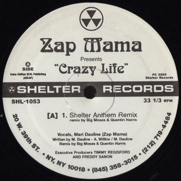 Zap Mama - Crazy Life Vinyl Vinly Record